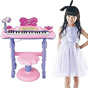 اسباب بازی پیانو الکترونیکی با صندلی و میکروفون My Piano Musical Set With Stool And Microphone_اسباب بازی